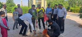 درختکاری به مناسبت هفته جمعیت 